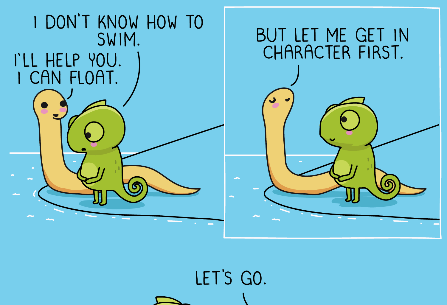 Wawawiwa Comics - Episode 379, Page 1: In character 🐍
