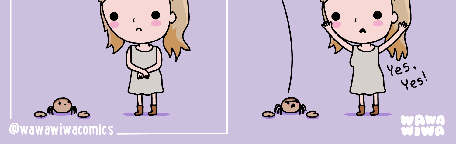 Wawawiwa Comics - Episode 381, Page 1: Less scary 🙃