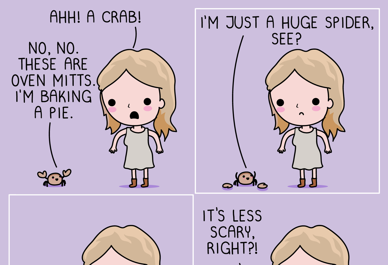 Wawawiwa Comics - Episode 381, Page 1: Less scary 🙃