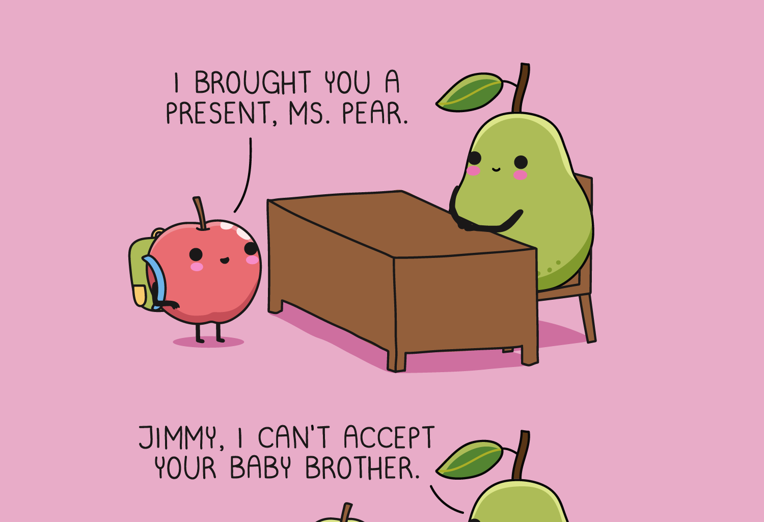 Wawawiwa Comics - Episode 386, Page 1: The present ✨🍏