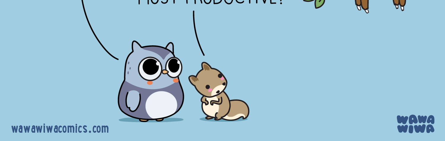 Wawawiwa Comics - Episode 393, Page 1: Productive
