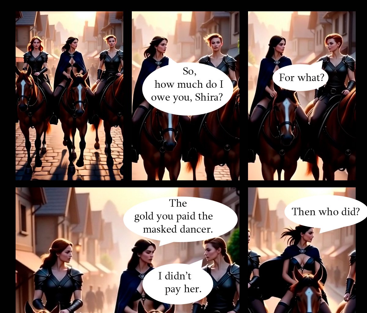 Lesbian Warriors of the Dying Earth - Episode 1, Page 17: The Masked Dancer - Chapter 1