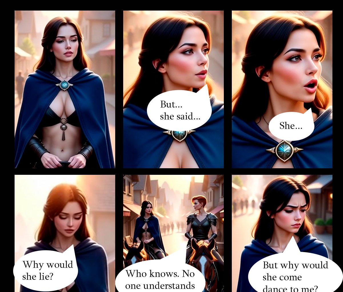 Lesbian Warriors of the Dying Earth - Episode 1, Page 18: The Masked Dancer - Chapter 1