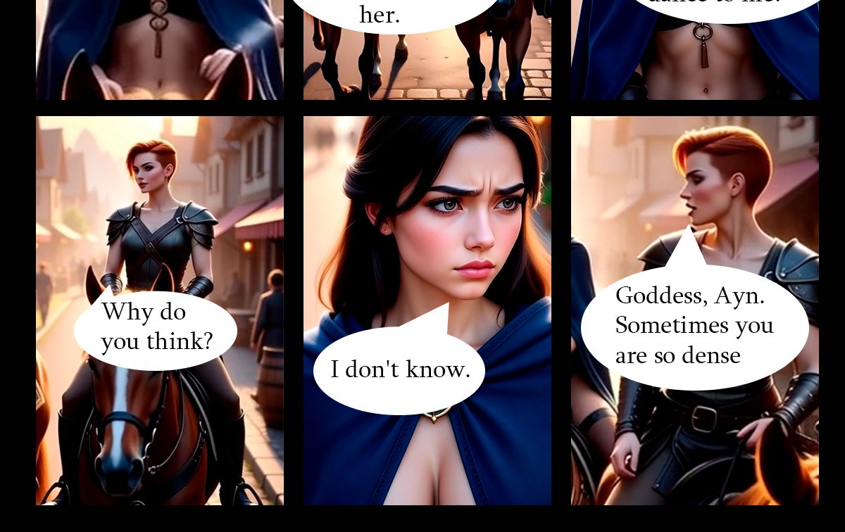 Lesbian Warriors of the Dying Earth - Episode 1, Page 18: The Masked Dancer - Chapter 1