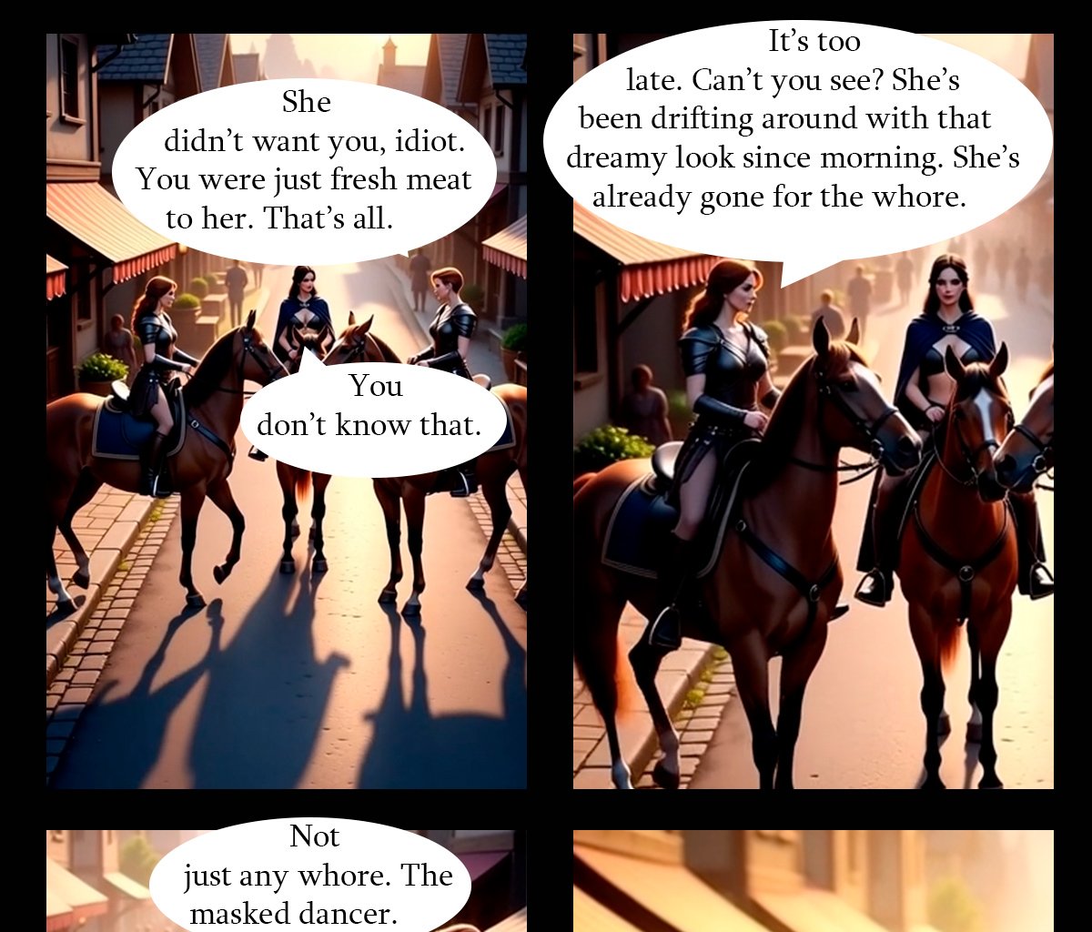 Lesbian Warriors of the Dying Earth - Episode 1, Page 23: The Masked Dancer - Chapter 1
