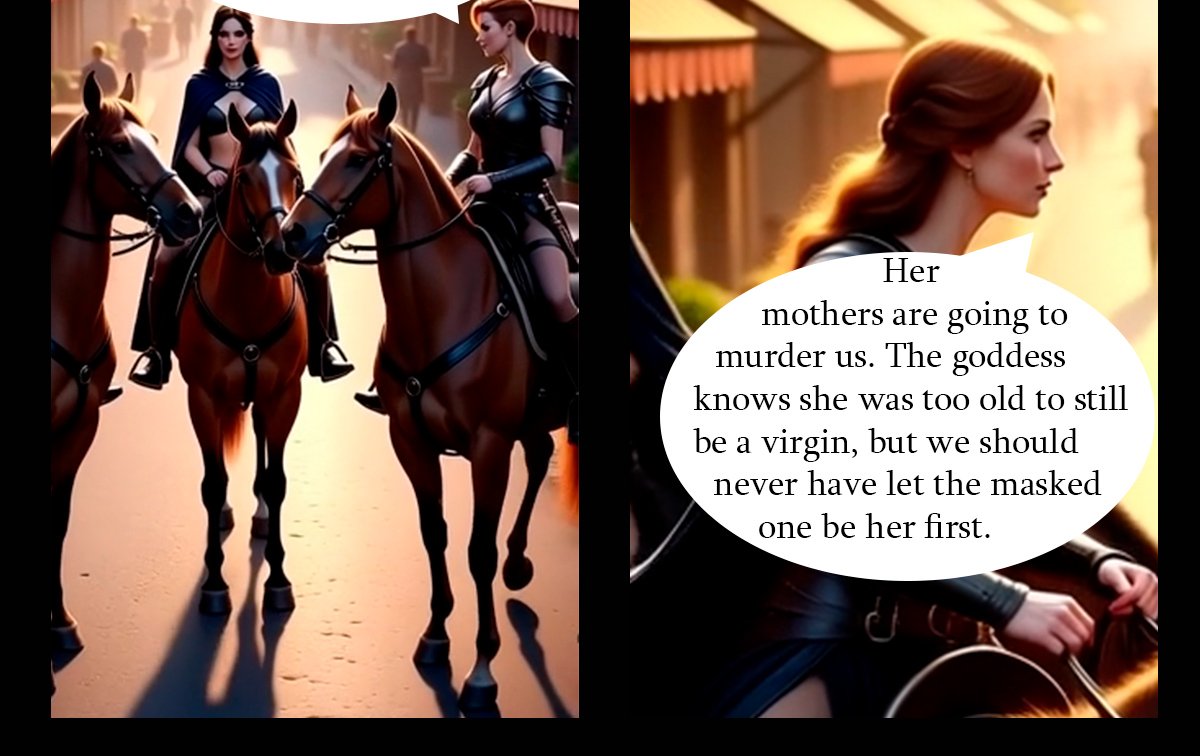 Lesbian Warriors of the Dying Earth - Episode 1, Page 23: The Masked Dancer - Chapter 1