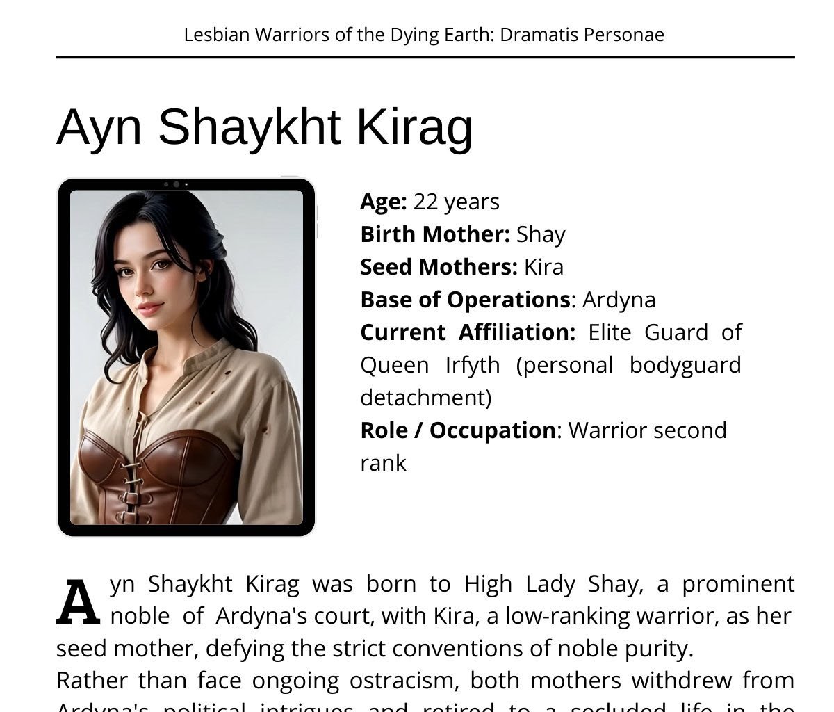 Lesbian Warriors of the Dying Earth - Episode 1, Page 25: The Masked Dancer - Chapter 1