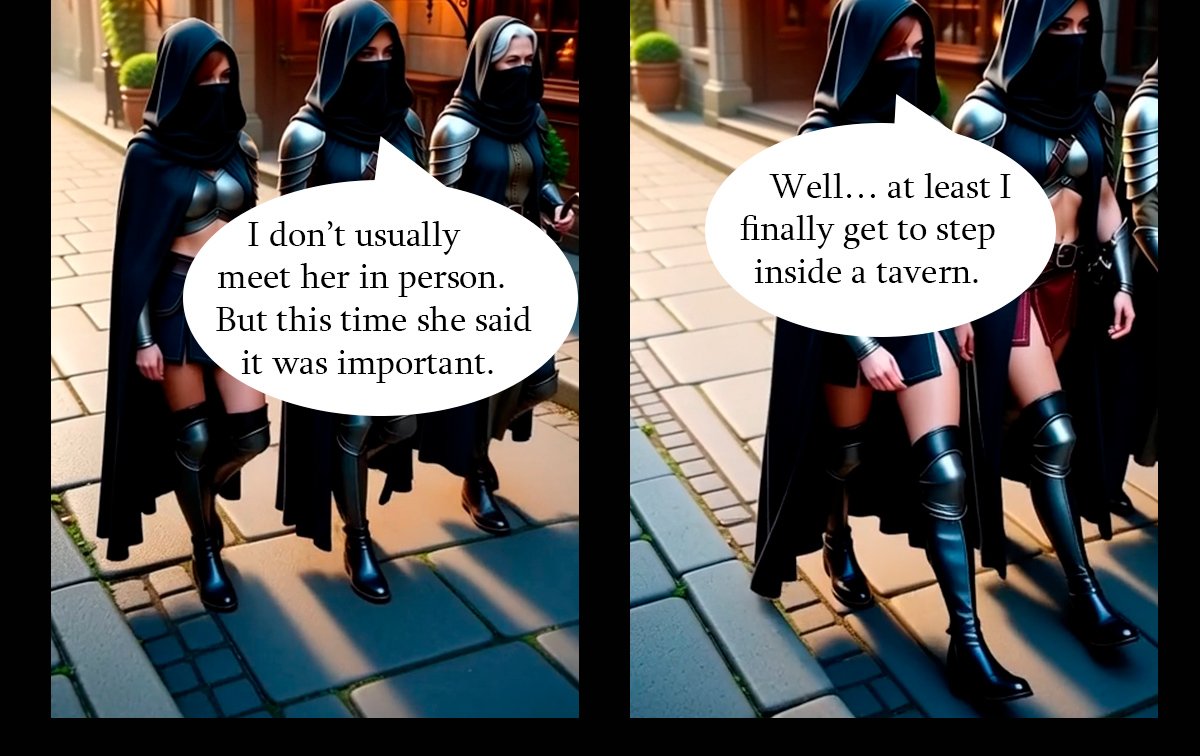 Lesbian Warriors of the Dying Earth - Episode 2, Page 3: Dark Omens - Chapter 2