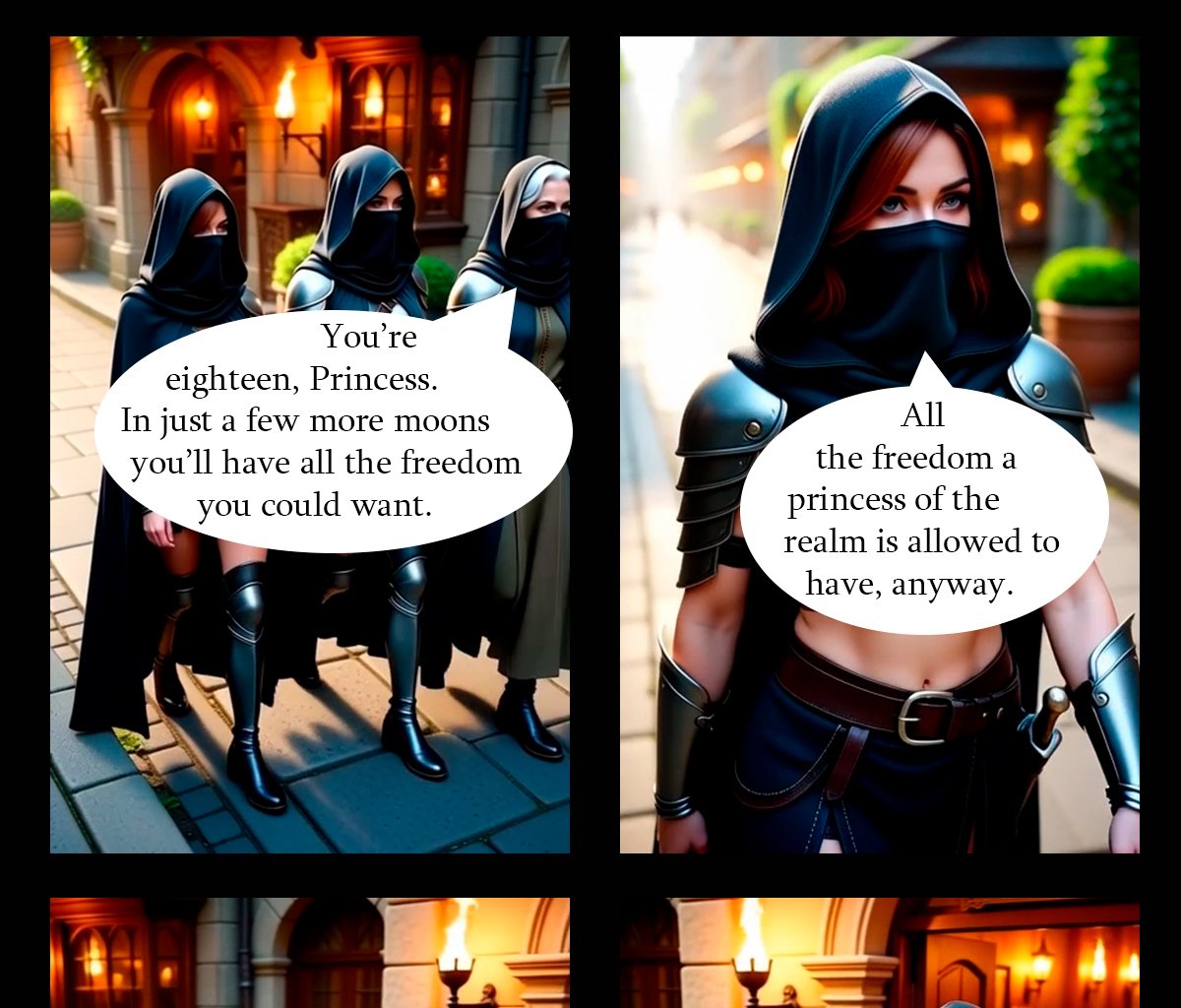 Lesbian Warriors of the Dying Earth - Episode 2, Page 4: Dark Omens - Chapter 2