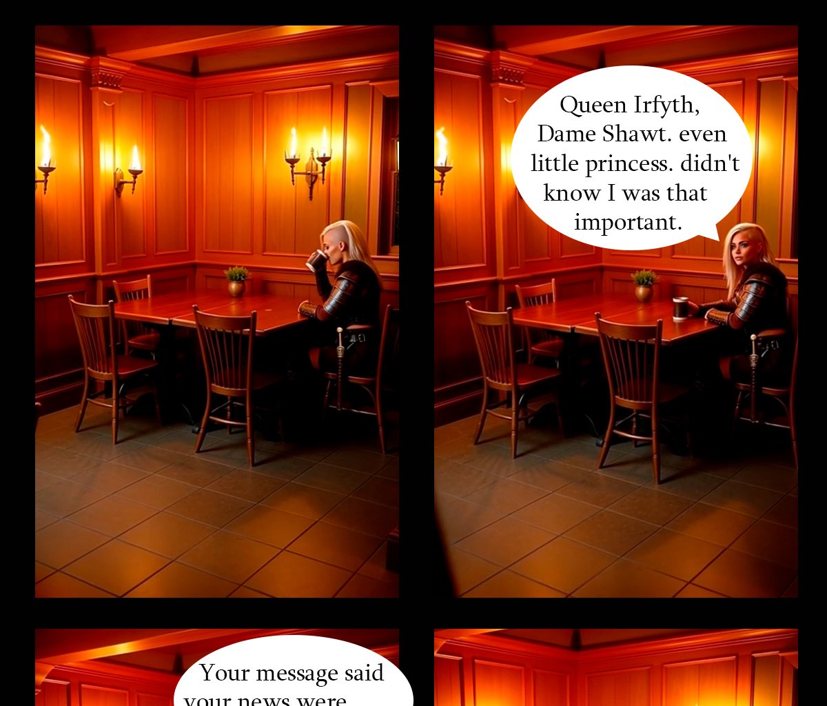 Lesbian Warriors of the Dying Earth - Episode 2, Page 5: Dark Omens - Chapter 2