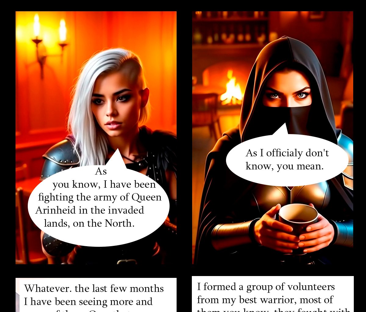 Lesbian Warriors of the Dying Earth - Episode 2, Page 6: Dark Omens - Chapter 2