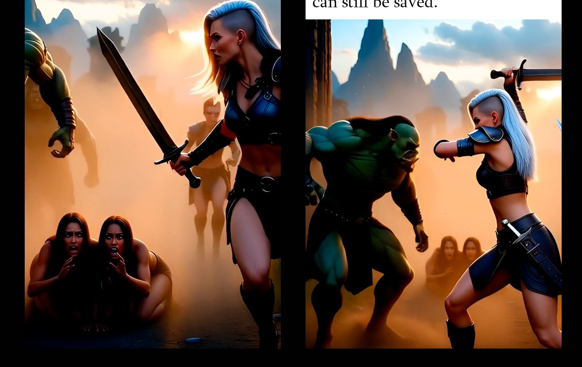 Lesbian Warriors of the Dying Earth - Episode 2, Page 8: Dark Omens - Chapter 2