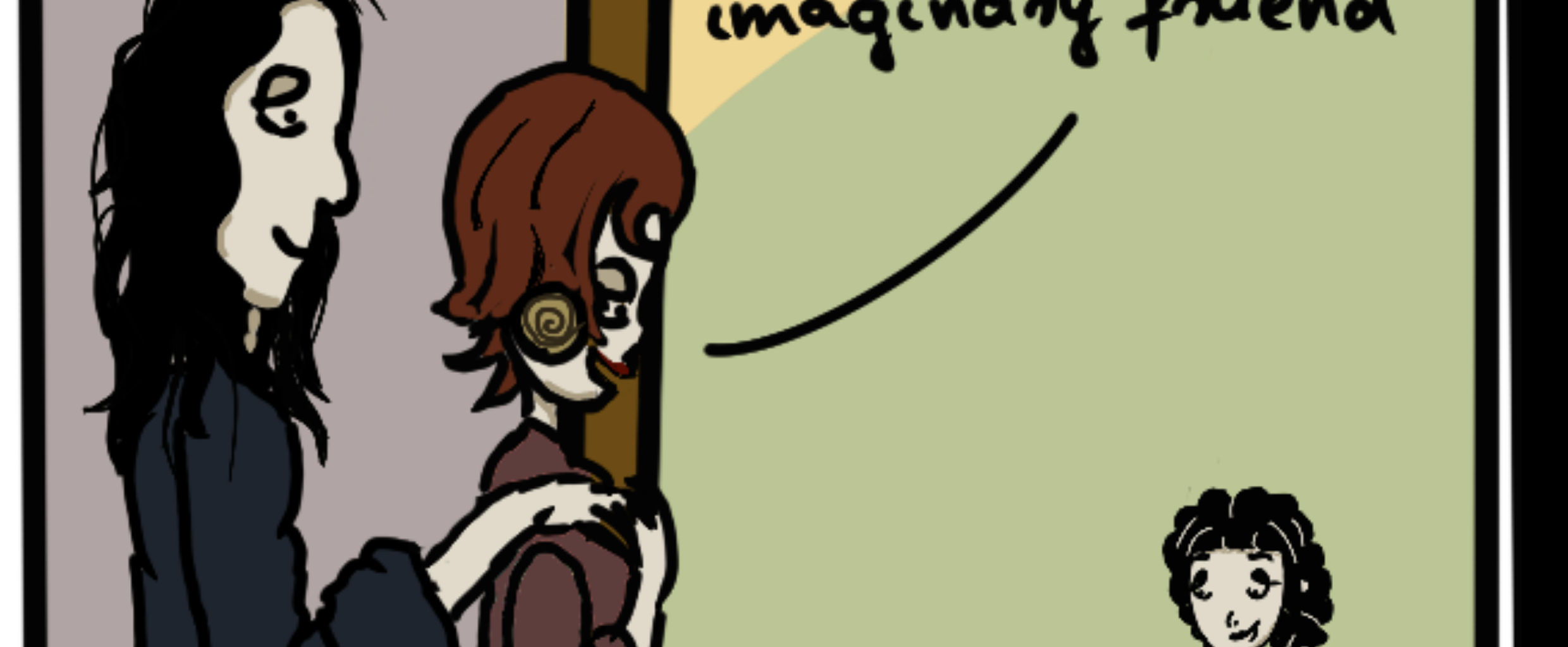 Ruby and Curl - Episode 2, Page 1: Imaginary friend