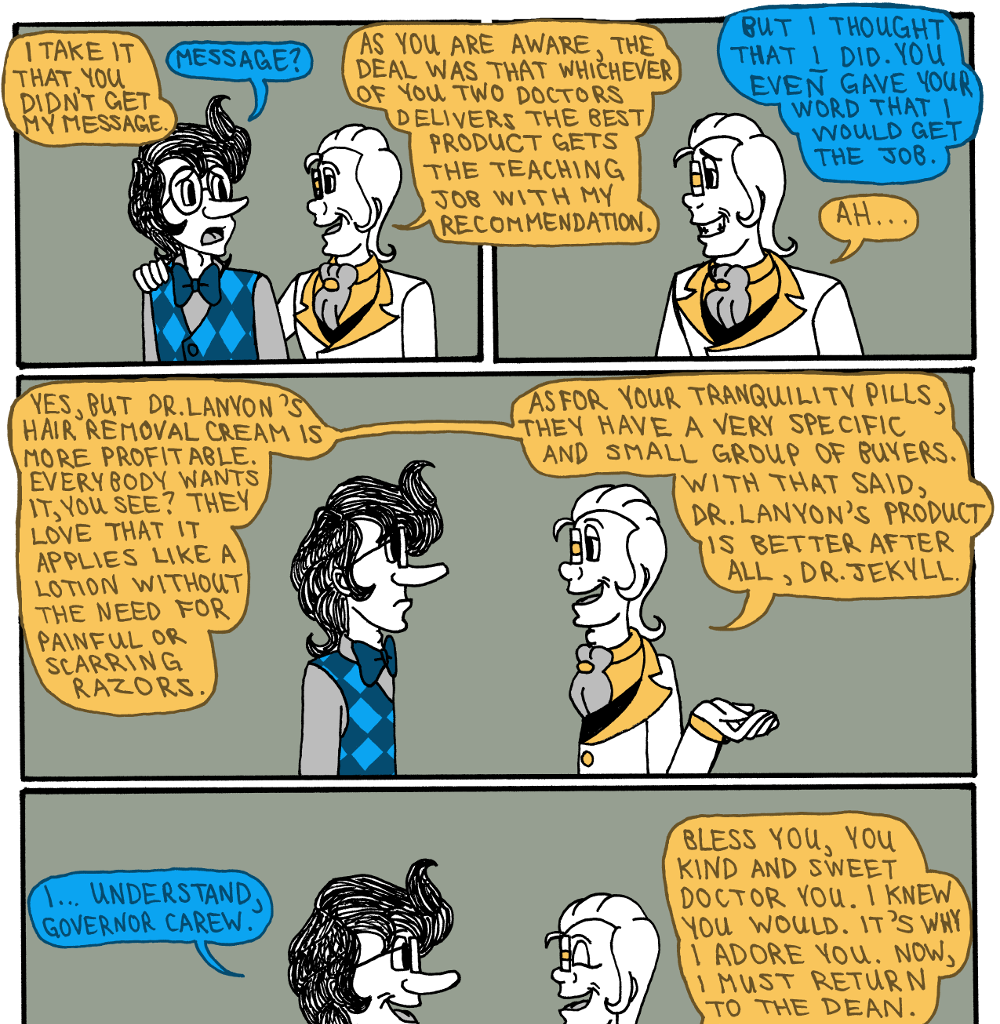 MK's The Strange Case of Dr. Jekyll and Mr. Hyde - Episode 1, Page 8: Act 1