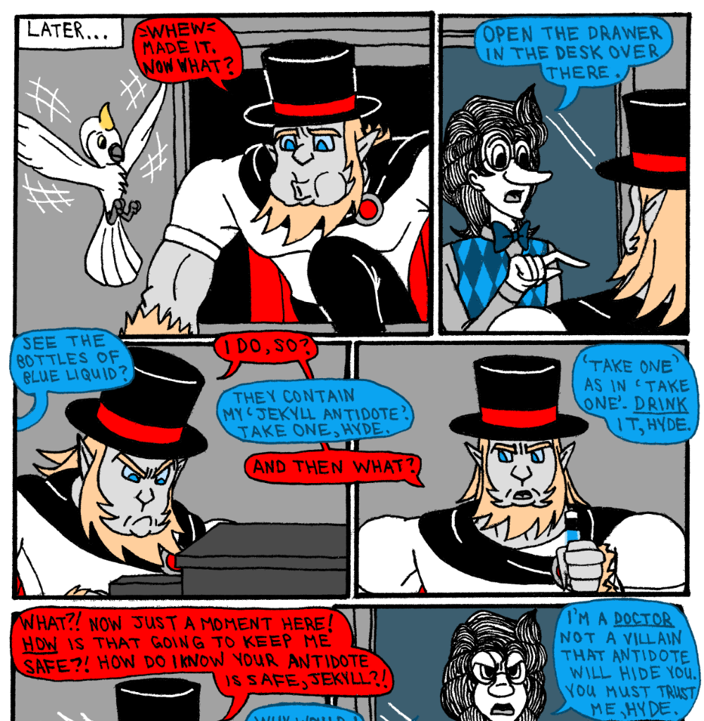 MK's The Strange Case of Dr. Jekyll and Mr. Hyde - Episode 3, Page 19: Act 3