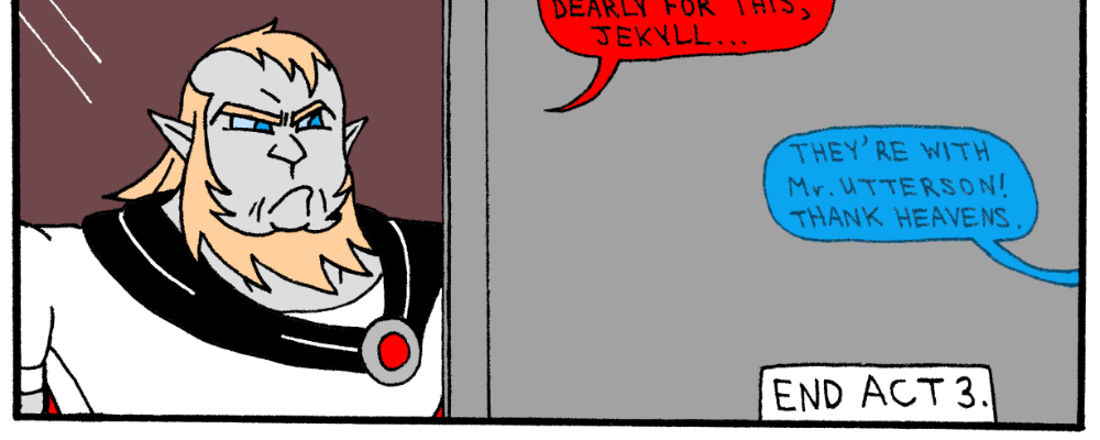 MK's The Strange Case of Dr. Jekyll and Mr. Hyde - Episode 3, Page 22: Act 3