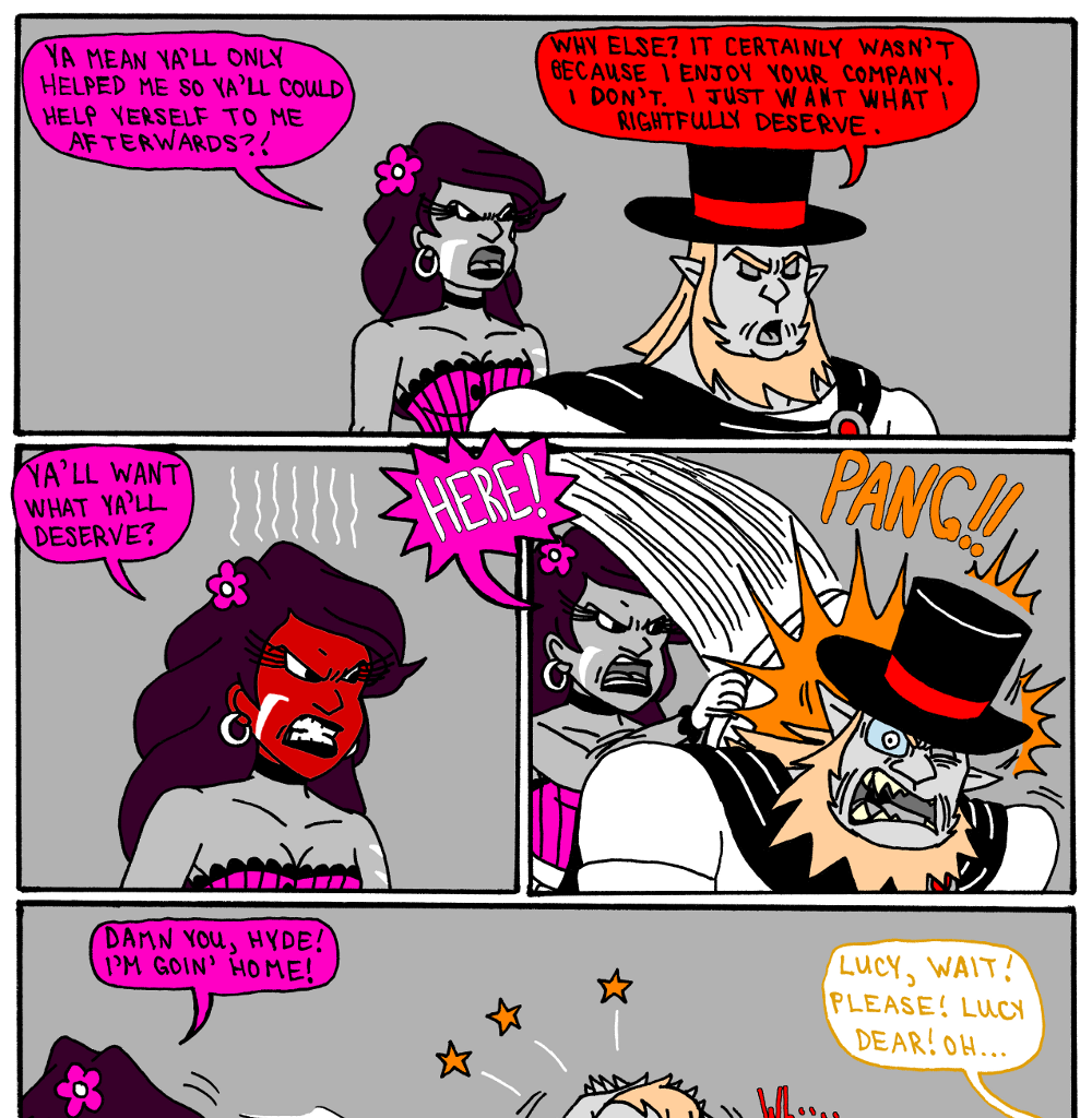 MK's The Strange Case of Dr. Jekyll and Mr. Hyde - Episode 6, Page 9: Act 6