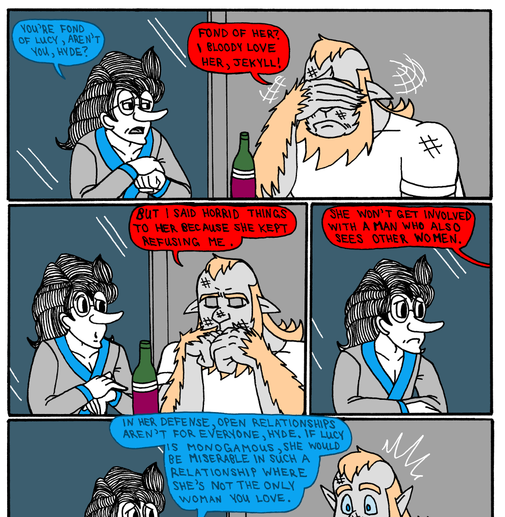 MK's The Strange Case of Dr. Jekyll and Mr. Hyde - Episode 6, Page 17: Act 6
