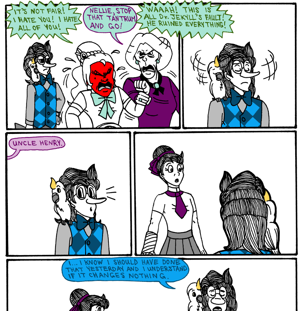 MK's The Strange Case of Dr. Jekyll and Mr. Hyde - Episode 7, Page 6: Act 7
