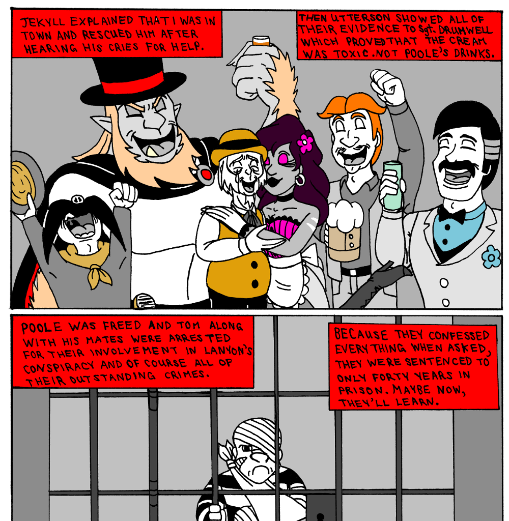 MK's The Strange Case of Dr. Jekyll and Mr. Hyde - Episode 9, Page 2: Epilogue: What Happens Now?