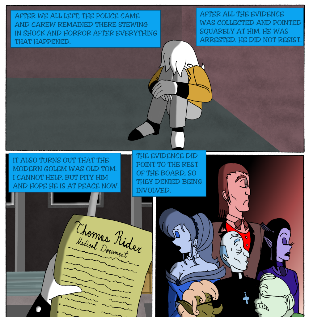 MK's The Strange Case of Dr. Jekyll and Mr. Hyde - Episode 17, Page 2: Epilogue: The Mourning After