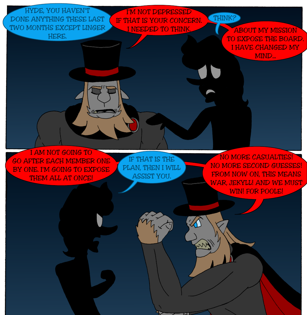 MK's The Strange Case of Dr. Jekyll and Mr. Hyde - Episode 17, Page 6: Epilogue: The Mourning After