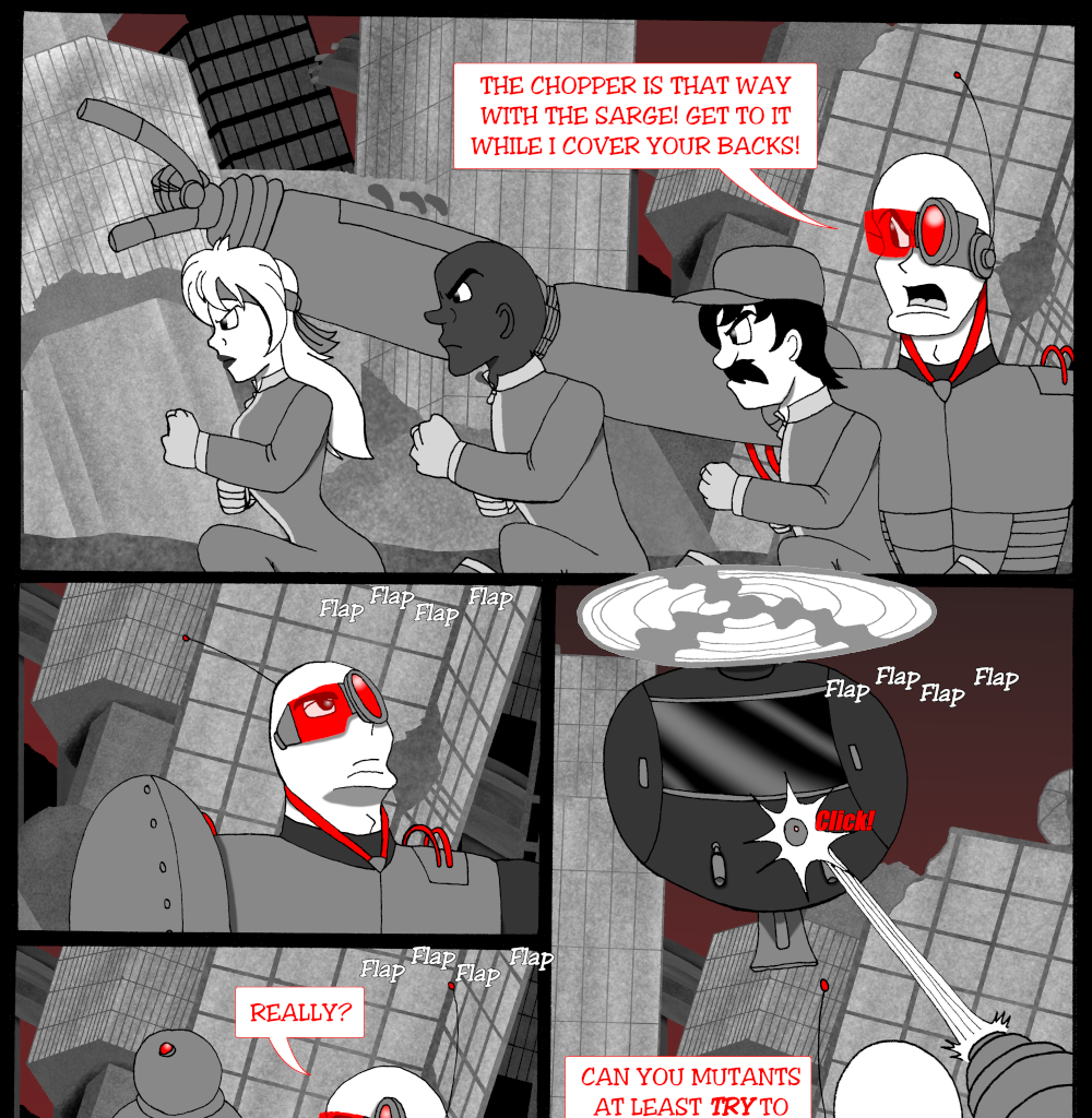Cupcake War Machine - Episode 1, Page 7: Prologue: First Mission, Second Life