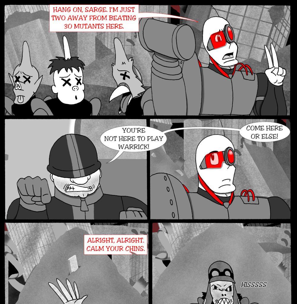 Cupcake War Machine - Episode 1, Page 9: Prologue: First Mission, Second Life