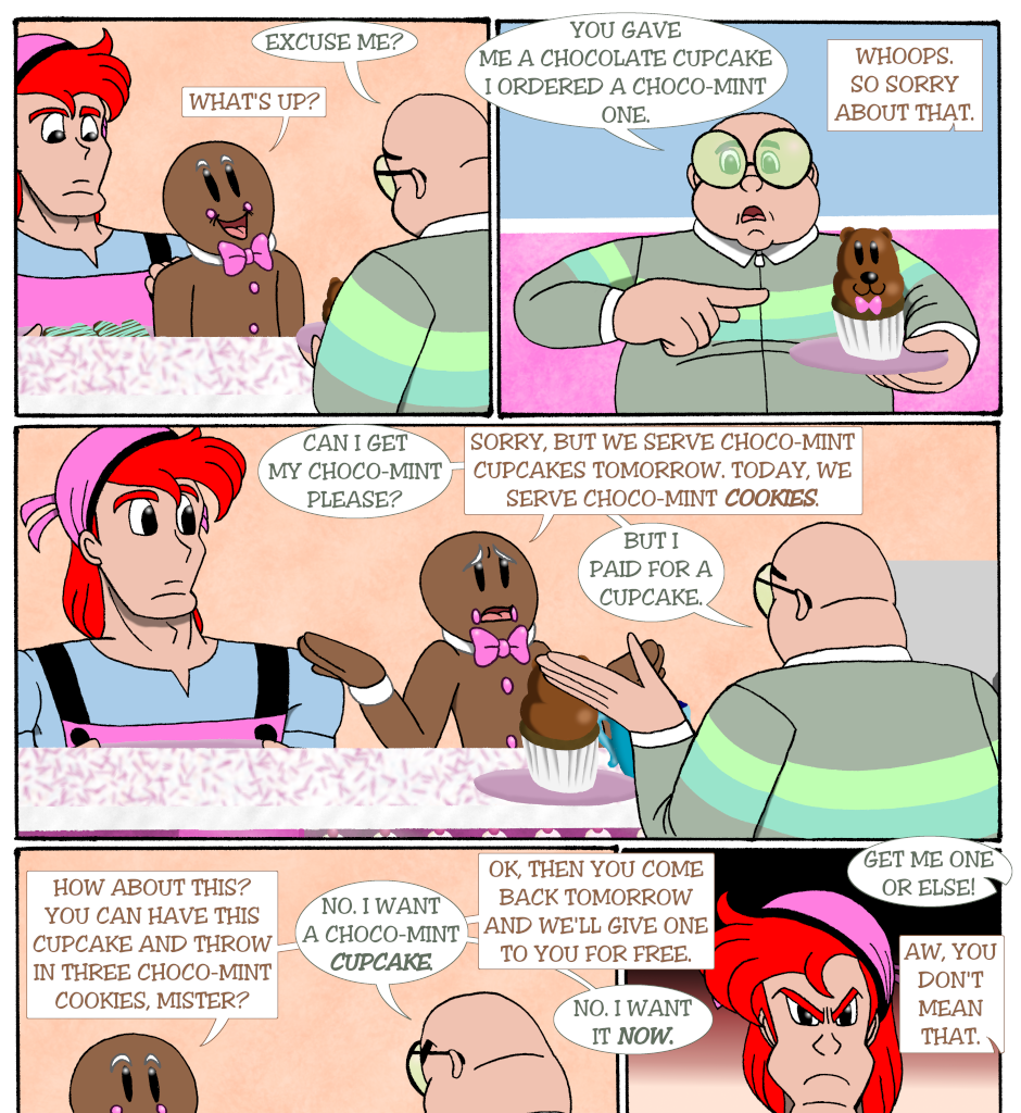 Cupcake War Machine - Episode 2, Page 5: Chapter 1: The Bittersweet Life