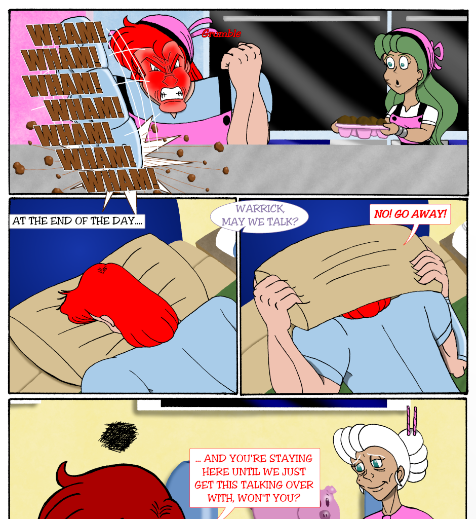 Cupcake War Machine - Episode 2, Page 8: Chapter 1: The Bittersweet Life