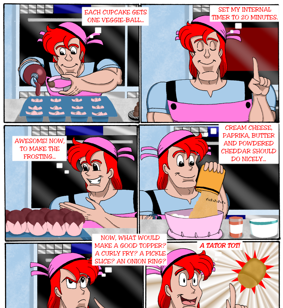 Cupcake War Machine - Episode 3, Page 4: Chapter 2: Operation Ketchup