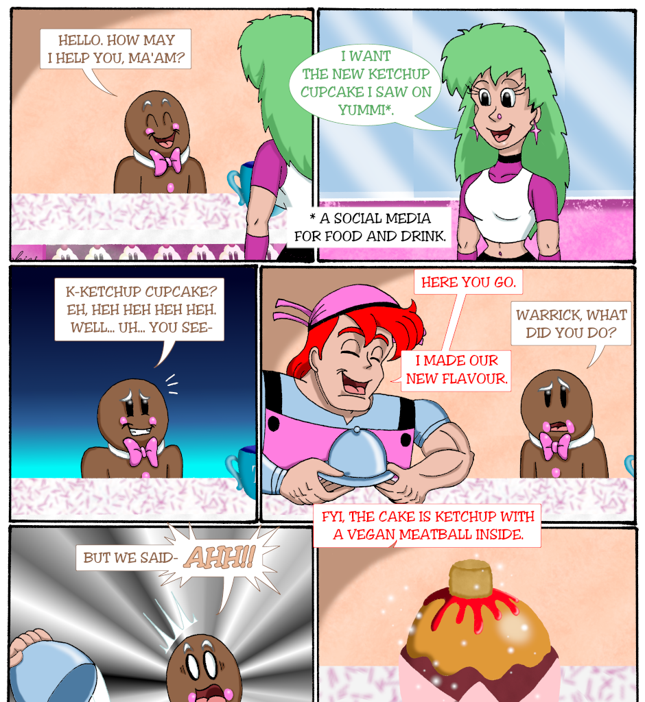 Cupcake War Machine - Episode 3, Page 6: Chapter 2: Operation Ketchup