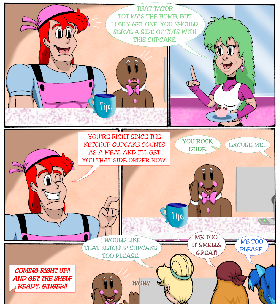 Cupcake War Machine - Episode 3, Page 9: Chapter 2: Operation Ketchup