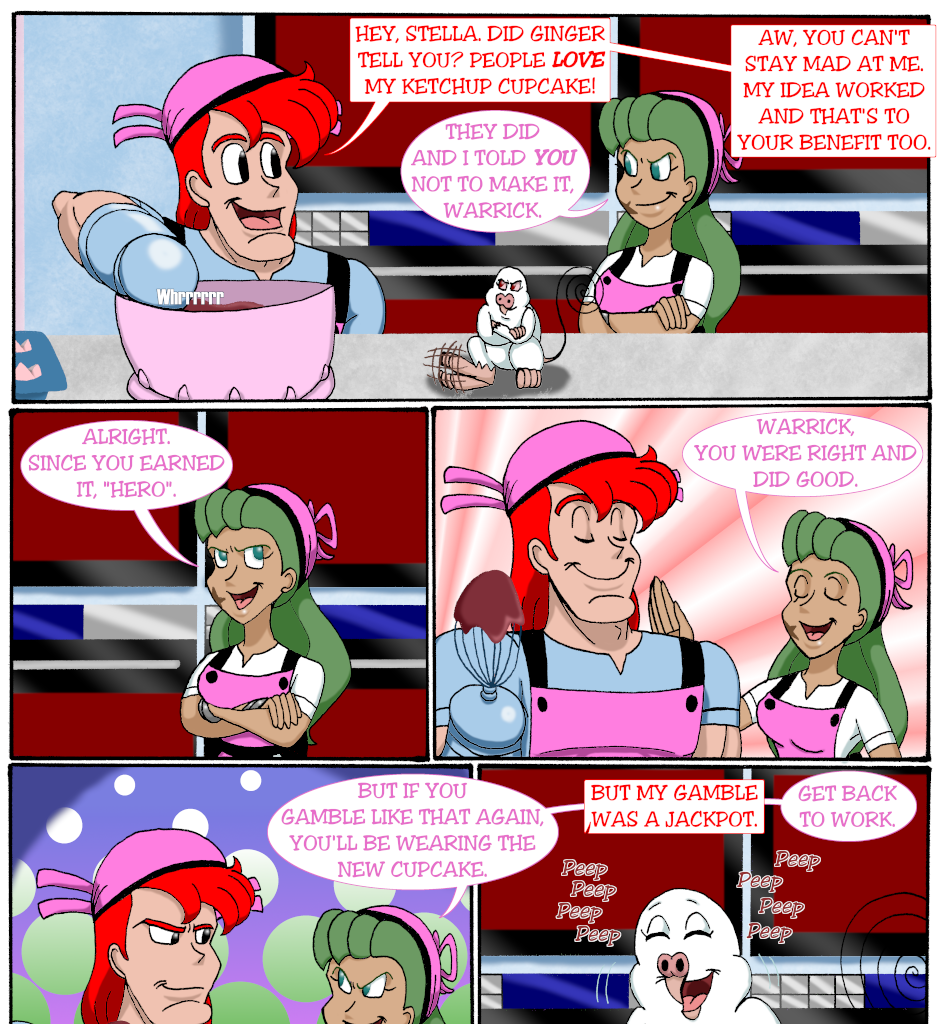Cupcake War Machine - Episode 3, Page 12: Chapter 2: Operation Ketchup