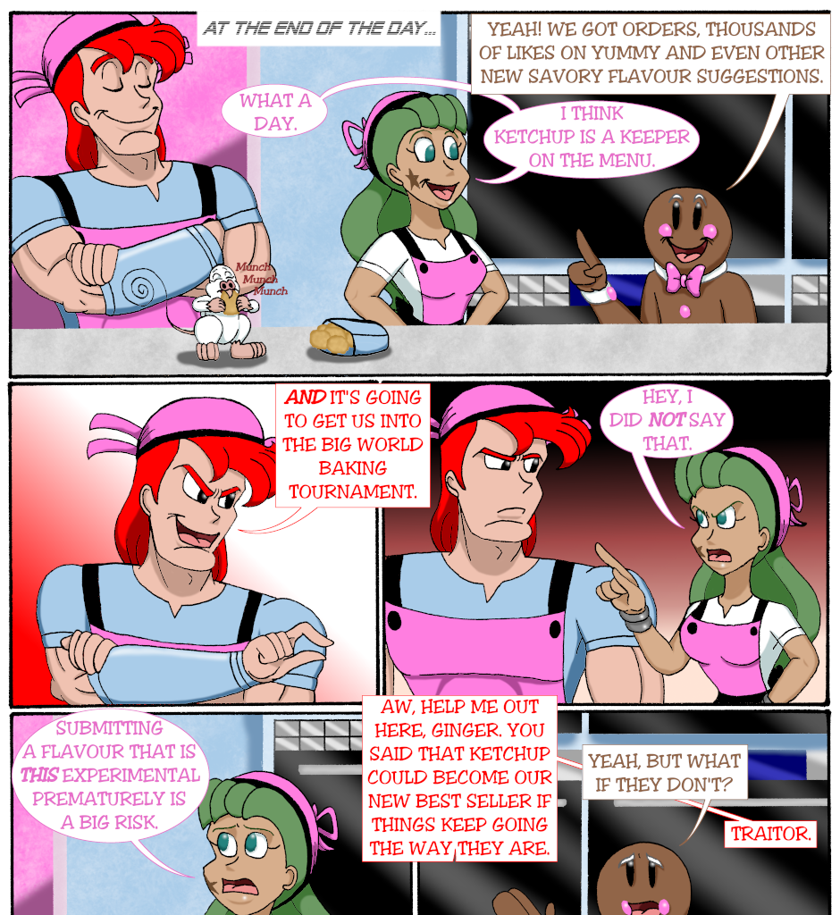 Cupcake War Machine - Episode 3, Page 13: Chapter 2: Operation Ketchup