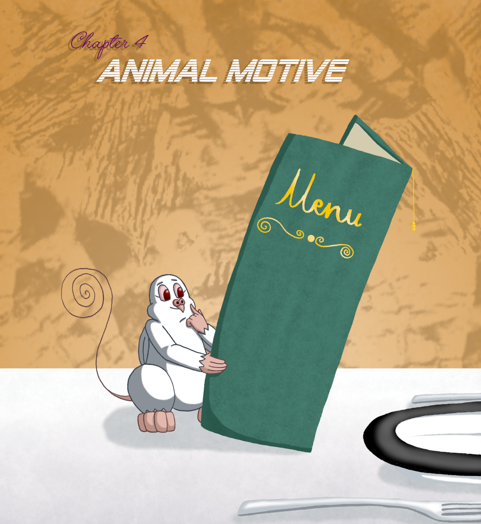 Cupcake War Machine - Episode 5, Page 1: Chapter 4: Animal Motive