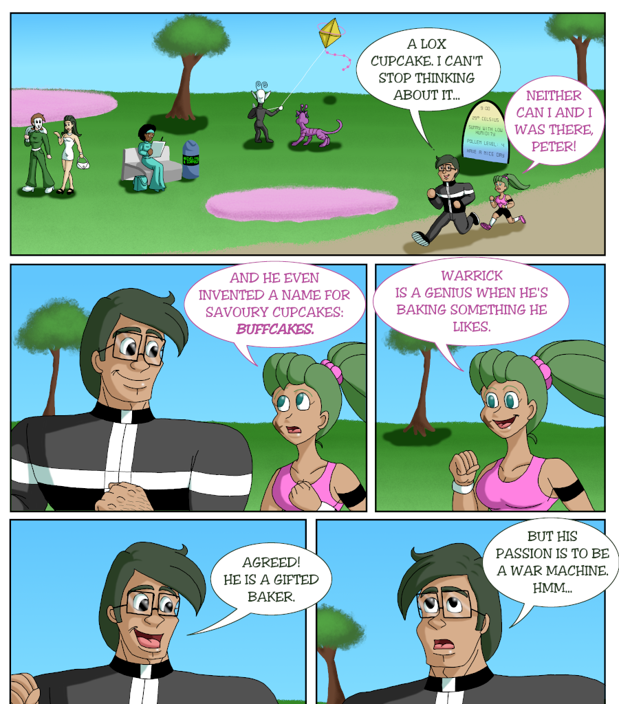 Cupcake War Machine - Episode 6, Page 2: Chapter 5: Over the Moon
