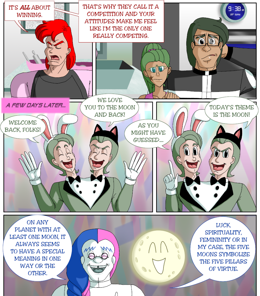 Cupcake War Machine - Episode 6, Page 8: Chapter 5: Over the Moon
