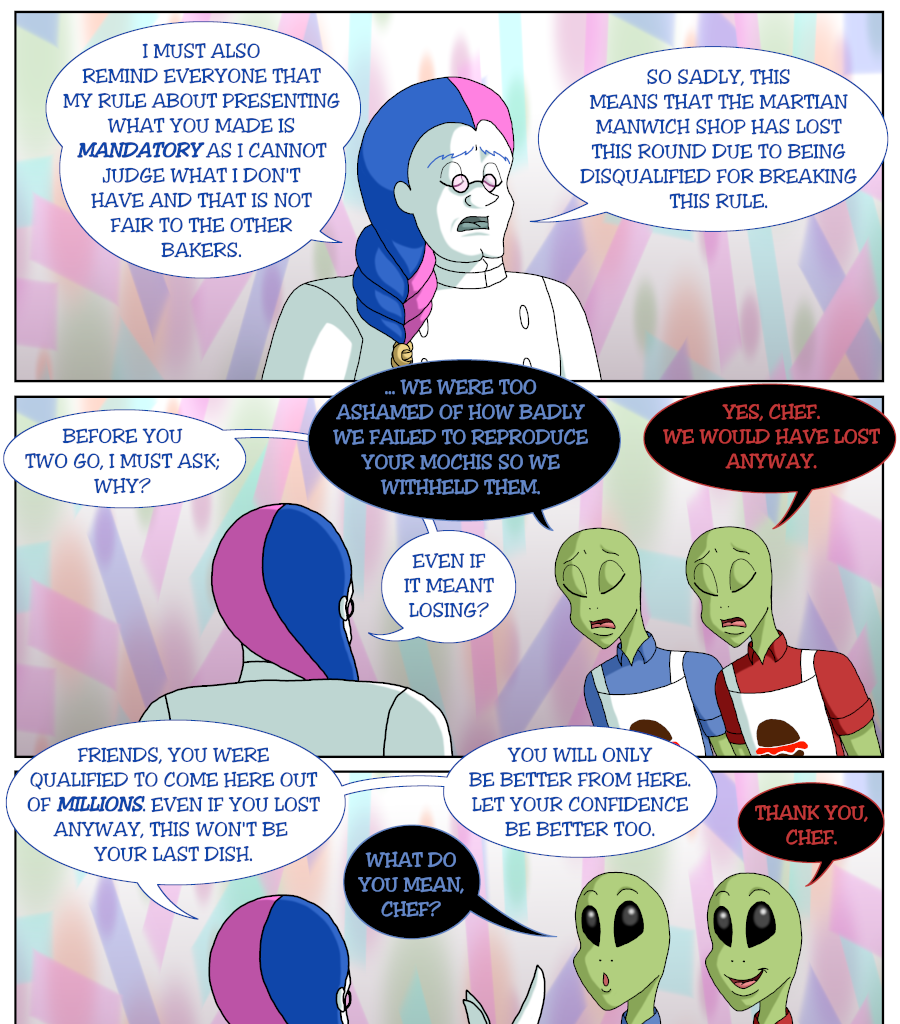 Cupcake War Machine - Episode 6, Page 19: Chapter 5: Over the Moon