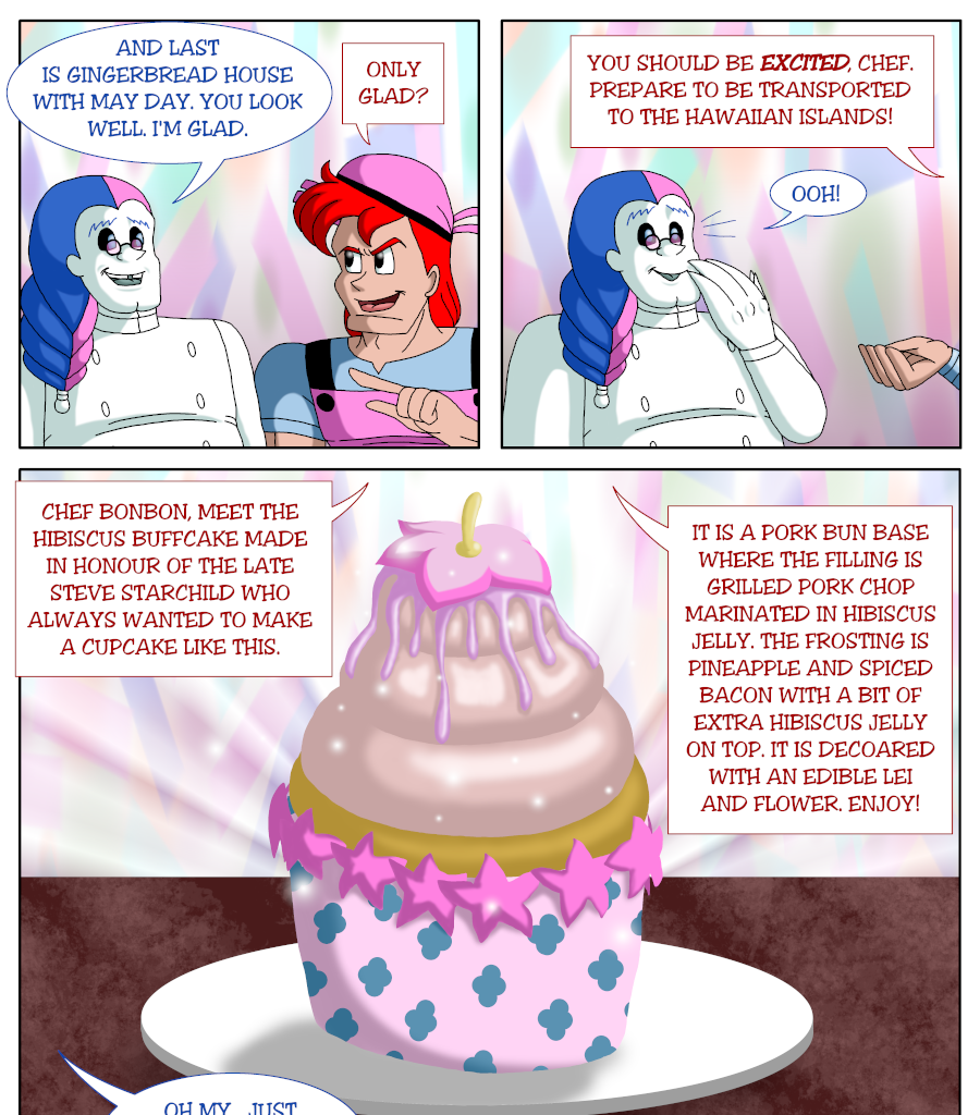 Cupcake War Machine - Episode 7, Page 15: Chapter 6: Hula'of a Challenge