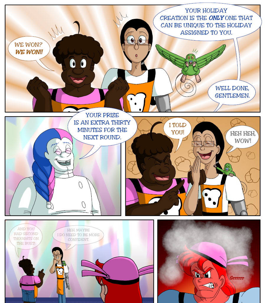 Cupcake War Machine - Episode 7, Page 19: Chapter 6: Hula'of a Challenge
