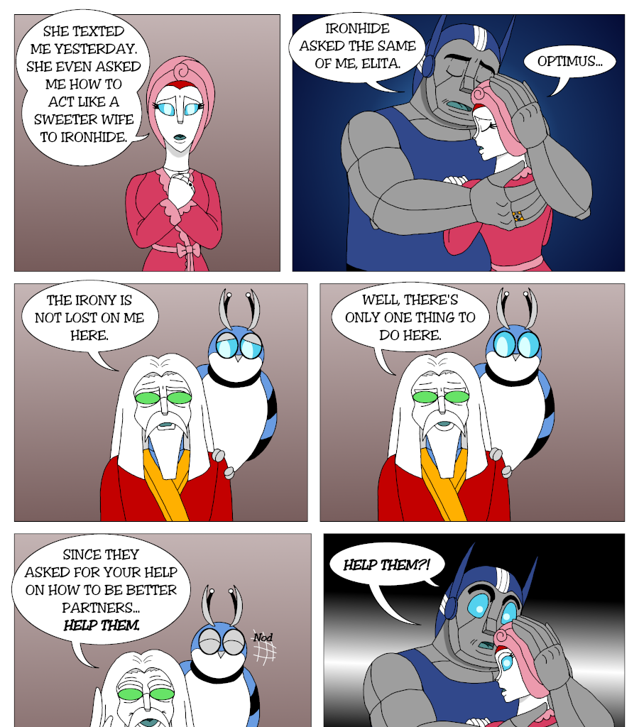 The ReWedding of Optimus Prime and Elita-One - Episode 46, Page 1: Page_46