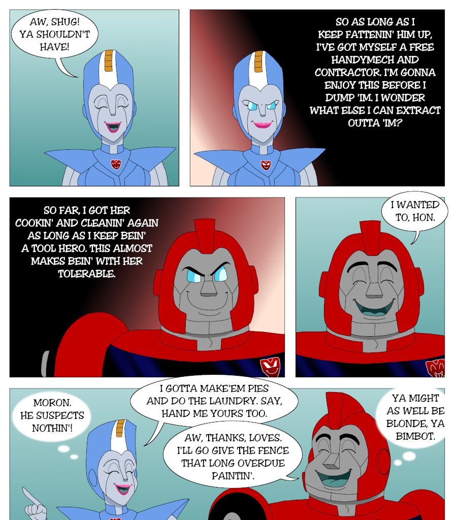 The ReWedding of Optimus Prime and Elita-One - Episode 72, Page 1: Page_72: Aaaaand they learned NOTHING