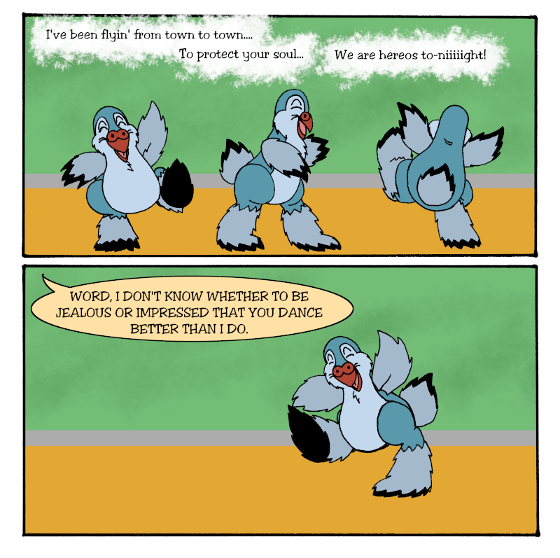 Word is the Bird - Episode 1, Page 1: 1-WordIsDance