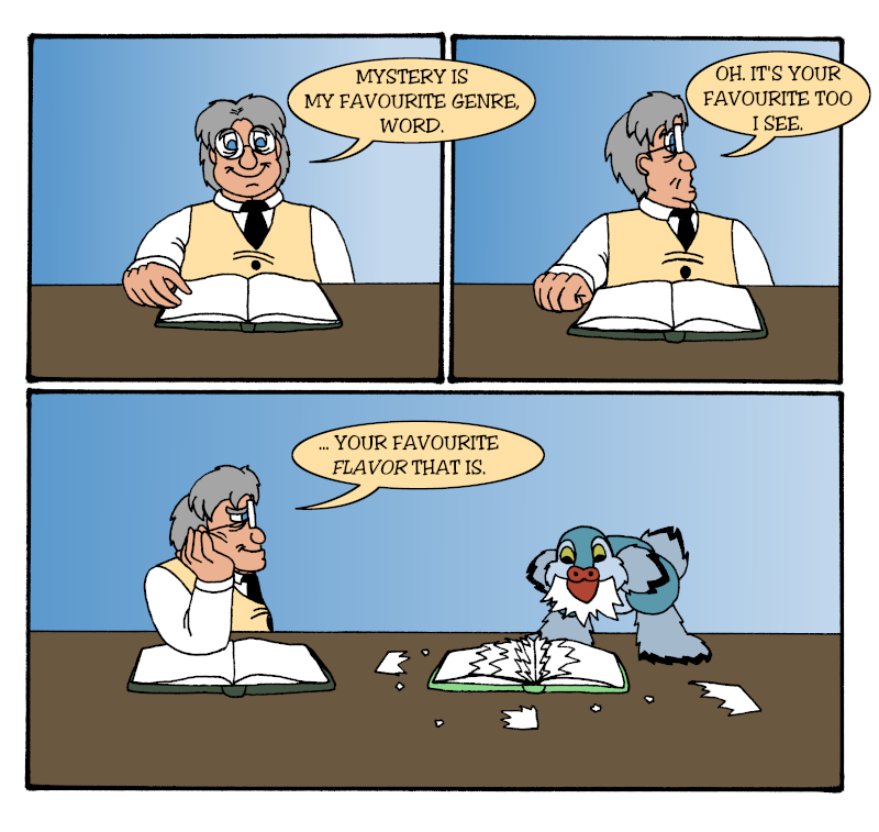 Word is the Bird - Episode 5, Page 1: 5_HisFavourite