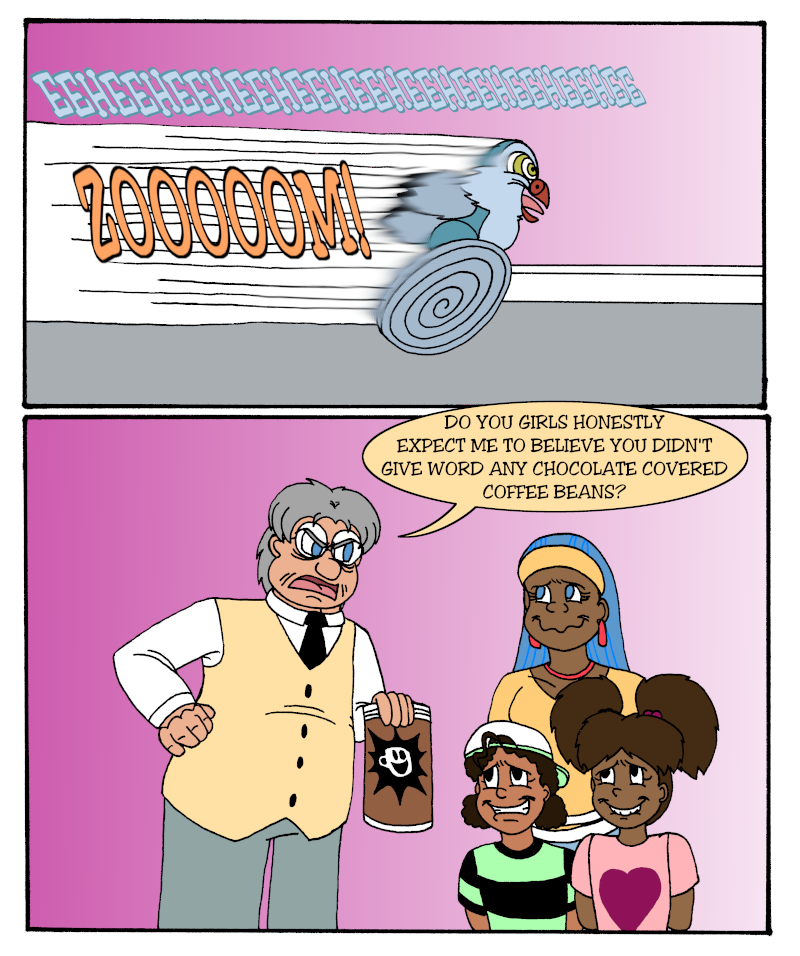 Word is the Bird - Episode 6, Page 1: 6-WordIsCandy
