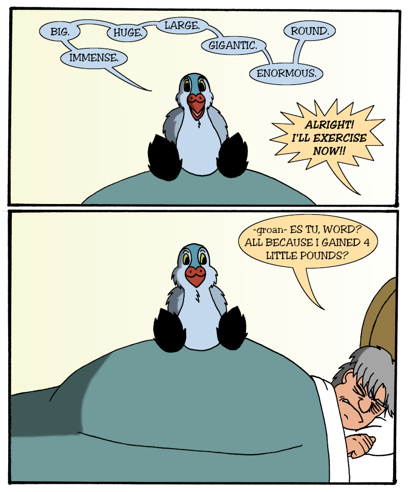 Word is the Bird - Episode 12, Page 1: 12-BigOldJames