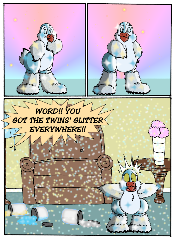 Word is the Bird - Episode 13, Page 1: 13-GlamorousMess