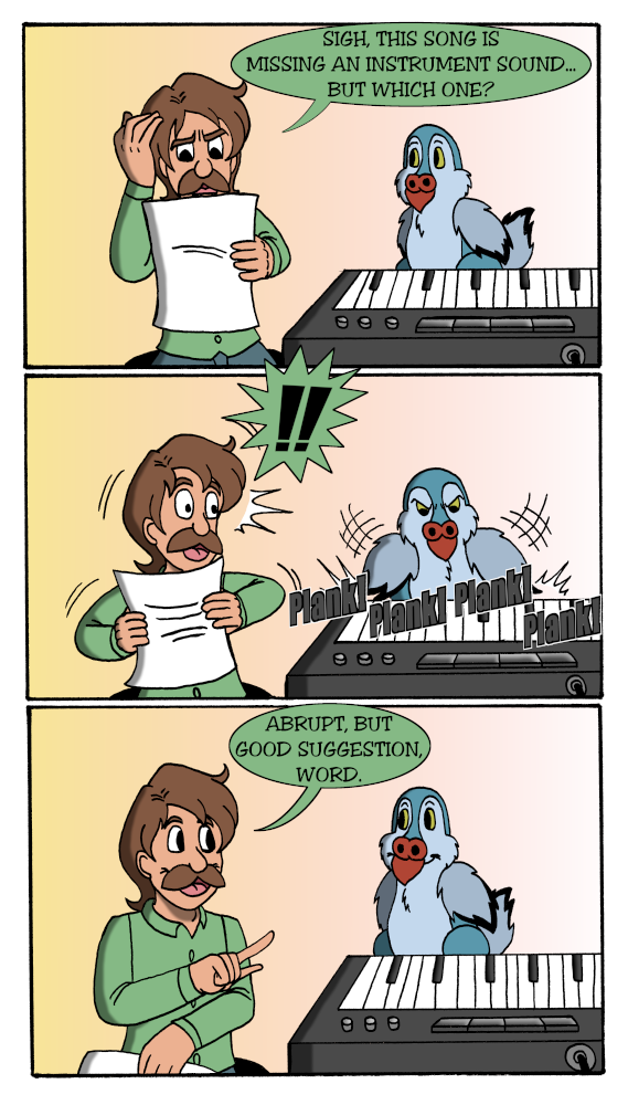 Word is the Bird - Episode 15, Page 1: 15-PlayItAgainWord