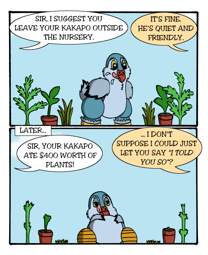 Word is the Bird - Episode 16, Page 1: 16-YouAteItYouBoughtIt